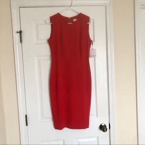 NWT Red Calvin Klein Dress